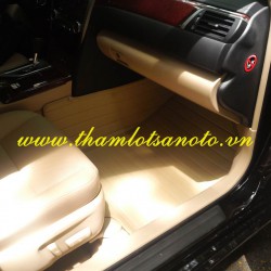 THẢM LÓT SÀN DA 5D TOYOTA CAMRY 2.5G 2013