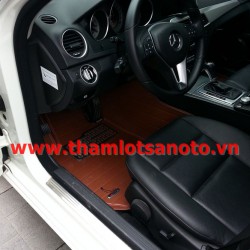 THẢM LÓT SÀN DA 5D CAO CẤP MERCEDES - BENZ