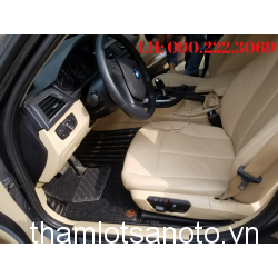 Thảm lót sàn ô tô Cacbon VIP + lót rối ( BMW seri3 )