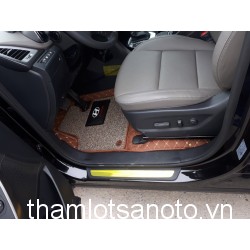 Thảm lót sàn ô tô 6D santafe 16 7 chỗ kèm lót chân cao cấp