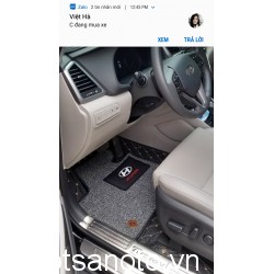 thảm lót sàn 6D + lót rối ( xe Tucson 2016 )