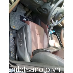Thảm lót sàn ô tô Cacbon VIP 7D +lót chân cao cấp xe 7 chỗ